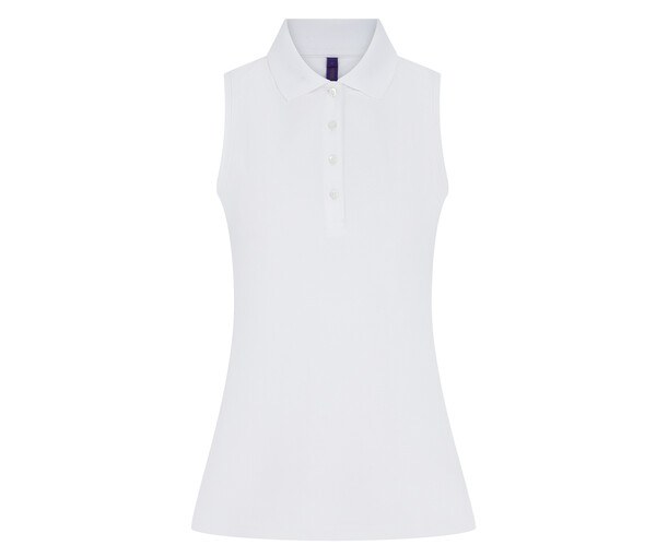 HENBURY HY477 - LADIES SLEEVELESS COOLPLUS® POLO SHIRT