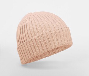 BEECHFIELD BF341B - Bonnet tricoté organique Peach