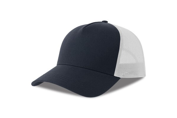 ATLANTIS HEADWEAR AT228 - Casquette 5 pans style trucker en coton