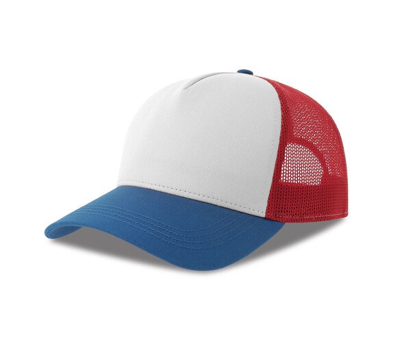 ATLANTIS HEADWEAR AT228 - Casquette 5 pans style trucker en coton
