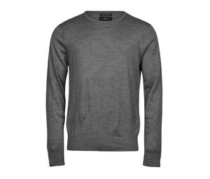 TEE JAYS TJ6000 - Pull col rond homme Grey melange