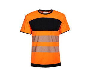 KORNTEX KX320 - High visibility T-shirt Orange / Black